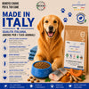 Sacco scorta 12kg crocchette Partenopet Adult All Breeds Pesce e Zucca, alimento naturale per cani dal manto bianco, pressato a freddo, monoproteico e prodotto in Italia.