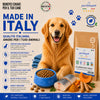 Sacco da 2kg crocchette Partenopet Adult All Breeds Pesce e Zucca, alimento monoproteico naturale per cani dal manto bianco, pressato a freddo, Made in Italy