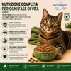 Sacco da 10 kg crocchette Partenopet Adult Cat al maiale, alimento naturale per gatti adulti pressato a freddo prodotto in Italia, senza conservanti né coloranti.