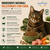 Sacco da 10 kg crocchette Partenopet Adult Cat al maiale, alimento naturale per gatti adulti pressato a freddo prodotto in Italia, senza conservanti né coloranti.