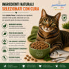 Sacco da 10 kg crocchette Partenopet Adult Cat al pesce, alimento naturale per gatti adulti pressato a freddo prodotto in Italia, senza conservanti né coloranti, con Taurina e Curcuma.