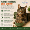 Sacco da 1,5kg crocchette Partenopet Adult Cat al pollo, alimento naturale per gatti adulti pressato a freddo prodotto in Italia, senza conservanti né coloranti, con Taurina e Curcuma.