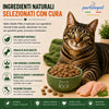 Sacco da 1,5kg crocchette Partenopet Adult Cat al pollo, alimento naturale per gatti adulti pressato a freddo prodotto in Italia, senza conservanti né coloranti, con Taurina e Curcuma.
