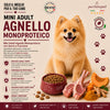 Partenopet Adult Mini Monoproteico Agnello e Zucca Crocchette per Cani 100% Naturali 12 kg - Partenopet