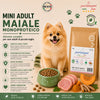 Partenopet Adult Mini Monoproteico Maiale e Zucca Crocchette per Cani 100% Naturali 2 kg - Partenopet
