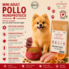 Crocchette Partenopet Adult Mini Pollo e Zucca 2 kg pressate a freddo per cani di piccola taglia