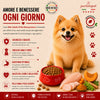 Crocchette Partenopet Adult Mini Pollo e Zucca 2 kg pressate a freddo per cani di piccola taglia