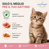 Partenopet Cat Kitten Maiale Crocchette per Gatti Cuccioli pressate a freddo 1,5 kg - Partenopet