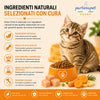 Busta di crocchette al pollo per gatti cuccioli pressate a freddo senza conservanti e coloranti marca Partenopet da 1,5 kg