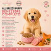 Sacco scorta 12kg crocchette Partenopet Puppy al Maiale, alimento monoproteico naturale per cuccioli pressato a freddo, prodotto in Italia con condroprotettori e zucca.