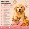 Sacco da 2kg di crocchette Partenopet Puppy al Maiale per cuccioli, alimento monoproteico naturale pressato a freddo prodotto in Italia, con condroprotettori per le articolazioni.