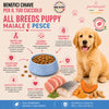 Sacco scorta 12kg crocchette Partenopet Puppy Maiale e Pesce per cuccioli, alimento naturale pressato a freddo prodotto in Italia, con glucosamina e condroitina per lo sviluppo delle articolazioni.