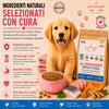 Sacco scorta 12kg crocchette Partenopet Puppy Maiale e Pesce per cuccioli, alimento naturale pressato a freddo prodotto in Italia, con glucosamina e condroitina per lo sviluppo delle articolazioni.