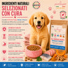 Sacco da 2kg di crocchette Partenopet Puppy Maiale e Pesce per cuccioli, alimento naturale pressato a freddo prodotto in Italia, con glucosamina e condroitina per le articolazioni.
