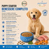 Sacco da 2 kg di crocchette pressate a freddo Partenopet Puppy Starter al gusto maiale e pesce, cibo secco monoproteico di base per lo svezzamento dei cuccioli, senza conservanti né coloranti, 100% Made in Italy.