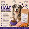 Sacco da 2kg di crocchette Partenopet Senior Light al Maiale, alimento per cani anziani pressato a freddo, naturale e monoproteico, con zucca e curcuma.