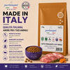 Sacco da 1,5kg di crocchette Partenopet Sterilised Cat Light al maiale per gatti sterilizzati, alimento naturale pressato a freddo prodotto in Italia, senza conservanti né coloranti.
