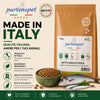 Busta di crocchette al pesce per gatti sterilizzati pressate a freddo senza conservanti e coloranti marca Partenopet da 1,5 kg
