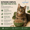 Busta di crocchette al pesce per gatti sterilizzati pressate a freddo senza conservanti e coloranti marca Partenopet da 1,5 kg