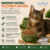 Busta di crocchette al pesce per gatti sterilizzati pressate a freddo senza conservanti e coloranti marca Partenopet da 1,5 kg
