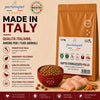 Busta di crocchette al pollo per gatti sterilizzati pressate a freddo senza conservanti e coloranti marca Partenopet da 1,5 kg