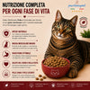Busta di crocchette al pollo per gatti sterilizzati pressate a freddo senza conservanti e coloranti marca Partenopet da 10 kg