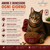 Busta di crocchette al pollo per gatti sterilizzati pressate a freddo senza conservanti e coloranti marca Partenopet da 10 kg
